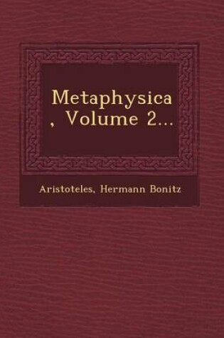 Cover of Metaphysica, Volume 2...