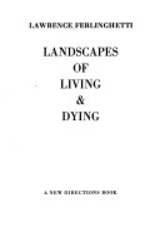 Cover of Landscapes of Living & Dying