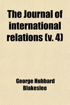 Book cover for The Journal of International Relations Volume 4