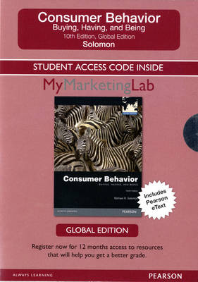 Book cover for Student Access Card for Consumer Behavior: Global Edition