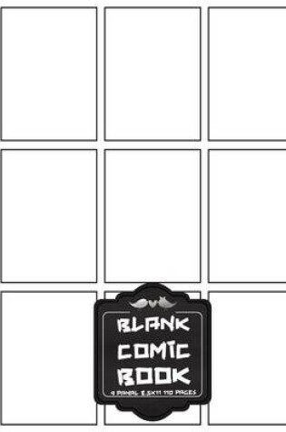 Cover of Comic Book Pages - 8.5x11 with 9 Panel Over 100 Pages(blank Comic Book), for Drawing Your Own Comics, for Artists of All Levels (Comic Books for Kids) Vol.3