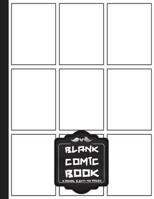 Book cover for Comic Book Pages - 8.5x11 with 9 Panel Over 100 Pages(blank Comic Book), for Drawing Your Own Comics, for Artists of All Levels (Comic Books for Kids) Vol.3