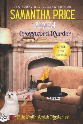 Book cover for Amish Crosswords Murder LARGE PRINT