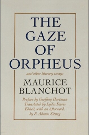 Cover of Gaze of Orpheus