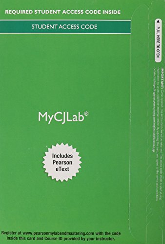 Book cover for MyLab Criminal Justice with Pearson eText --Access Card -- for Criminology Today