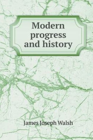 Cover of Modern Progress and History