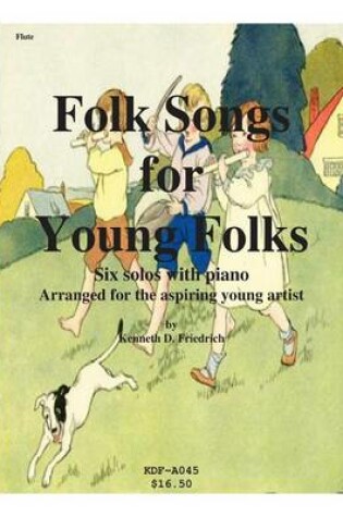 Cover of Folk Songs for Young Folks - flute and piano