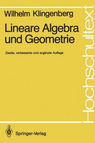 Cover of Lineare Algebra Und Geometrie