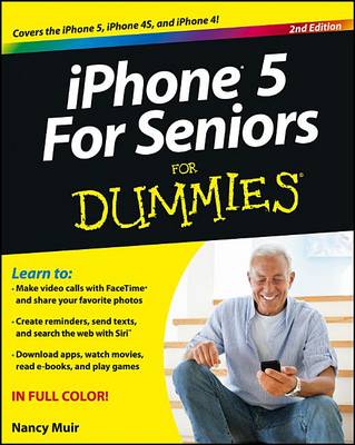 Book cover for iPhone 5 for Seniors for Dummies