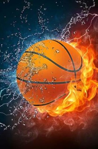 Cover of Basket Ball Basketball on Fire, Jumbo Oversized