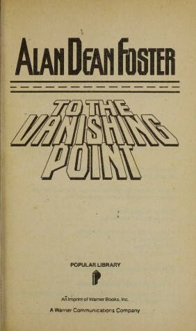 Book cover for To the Vanishing Point