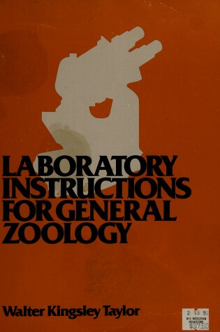 Cover of Laboratory Instructions for General Zoology