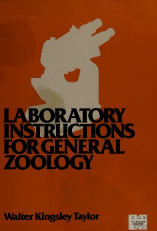 Book cover for Laboratory Instructions for General Zoology