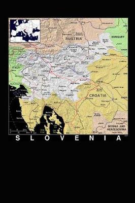 Book cover for Modern Day Color Map of Slovenia Journal