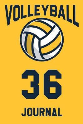 Book cover for Volleyball Journal 36