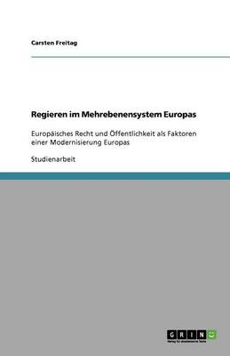 Book cover for Regieren im Mehrebenensystem Europas