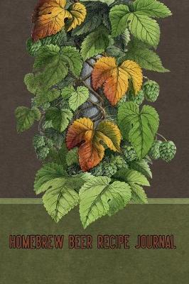 Book cover for Homebrew Beer Recipe Journal