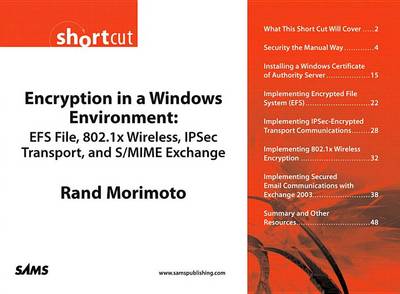 Book cover for Encryption in a Windows Environment