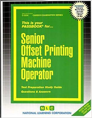 Book cover for Senior Offset Printing Machine Operator