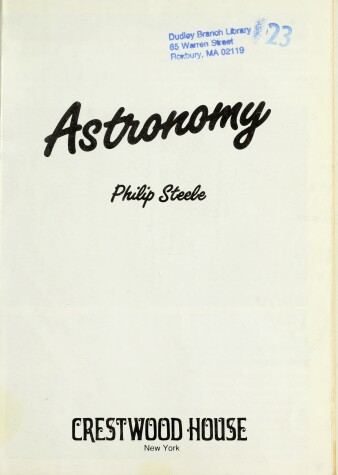 Book cover for Astronomy