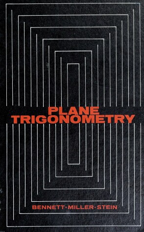 Book cover for Plane Trigonometry