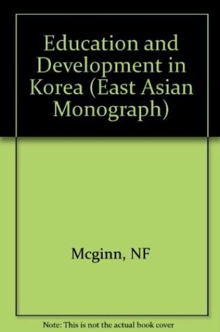 Cover of Education and Development in Korea