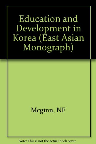 Cover of Education and Development in Korea