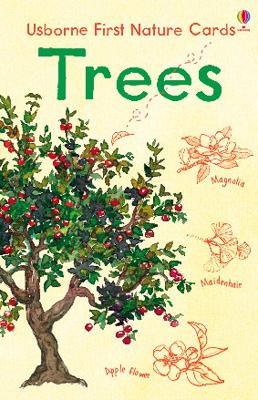 Book cover for Trees Usborne Nature Cards