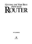 Book cover for Getting the Best from Your Router