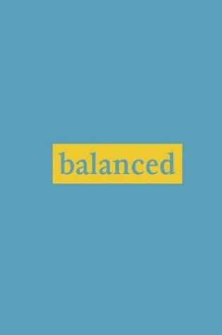 Cover of Balanced journal