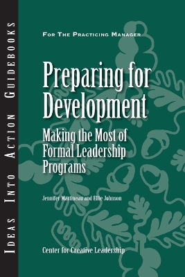 Book cover for Preparing for Development