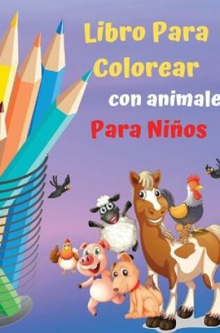 Cover of Libro para colorear con animales para ni�os