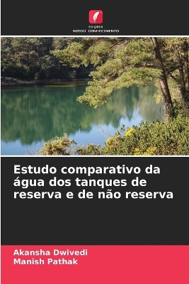 Book cover for Estudo comparativo da água dos tanques de reserva e de não reserva