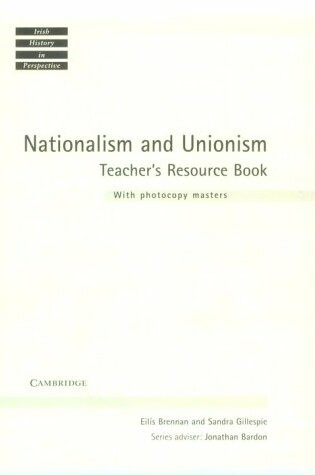 Cover of Nationalism and Unionism Teacher's resource book