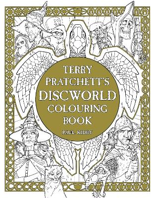 Book cover for Terry Pratchett's Discworld Colouring Book