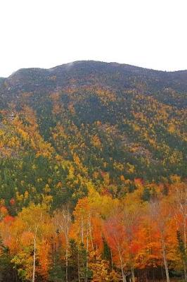 Cover of Fall 2019 Weekly Planner Clouds Hang Over Mountain Foliage 134 Pages