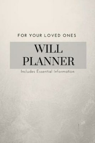 Cover of Will Planner With Peace Of Mind Journal