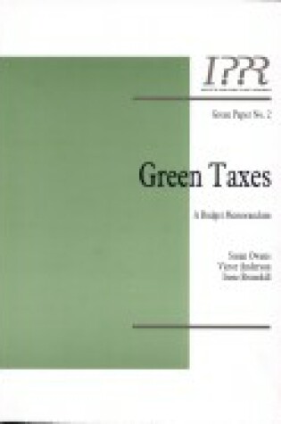 Cover of Green Taxes