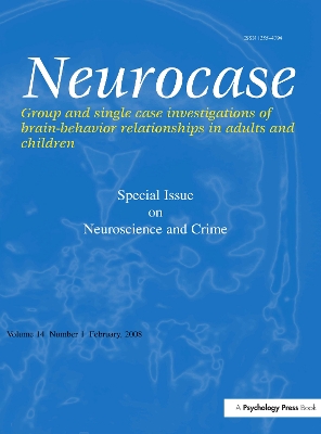 Book cover for Neuroscience and Crime