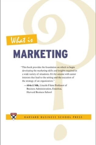 Cover of What Is Marketing?