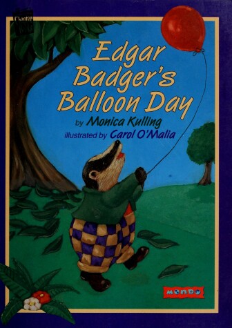 Book cover for Edgar Badger's Balloon Day