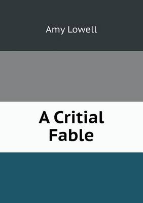 Book cover for A Critial Fable