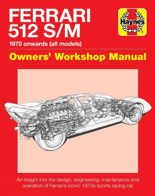 Book cover for Ferrari 512 S/M Owners' Workshop Manual