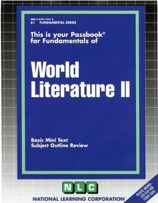 Book cover for WORLD LITERATURE II