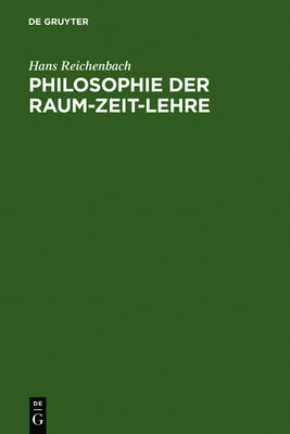 Book cover for Philosophie Der Raum-Zeit-Lehre