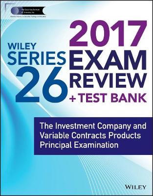 Book cover for Wiley FINRA Series 26 Exam Review 2017