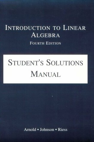 Cover of Student's Solution Manual