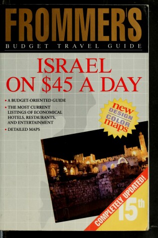 Cover of Israel on $45 a Day