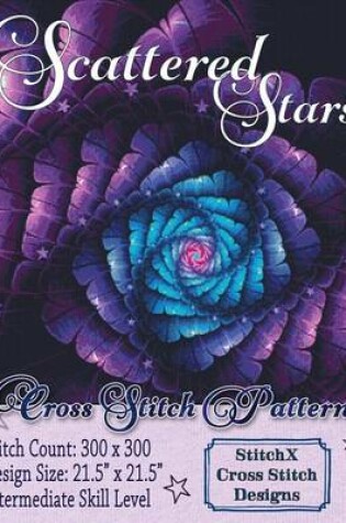 Cover of Scattered Stars Cross Stitch Pattern