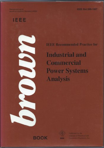 Book cover for IEEE Recommended Practice for Industrial and Commercial Power Systems Analysis